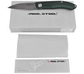 Nóż Real Steel Stella Green G10, Greywash VG-10 by