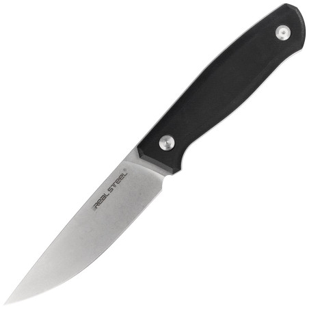Nóż Real Steel Arbiter Black G10, Stonewash 9Cr18M