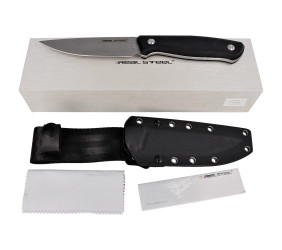 Nóż Real Steel Arbiter Black G10, Stonewash 9Cr18M