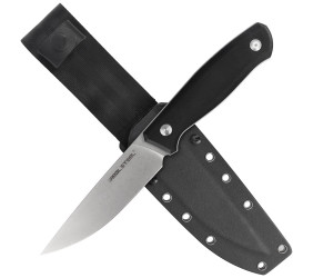 Nóż Real Steel Arbiter Black G10, Stonewash 9Cr18M