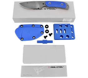 Nóż Real Steel Hunter 165 Blue G10, Stonewashed 12