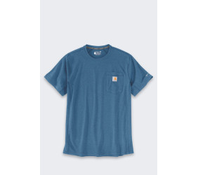 Koszulka Carhartt Force Mid SS Pocket Dark Blue