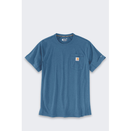 Koszulka Carhartt Force Mid SS Pocket Dark Blue