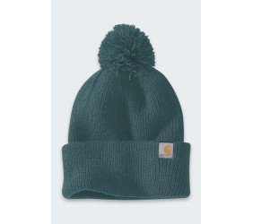 Czapka z Pomponem Carhartt Cuffed Greenstone