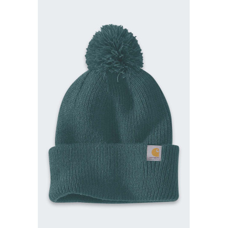 Czapka z Pomponem Carhartt Cuffed Greenstone