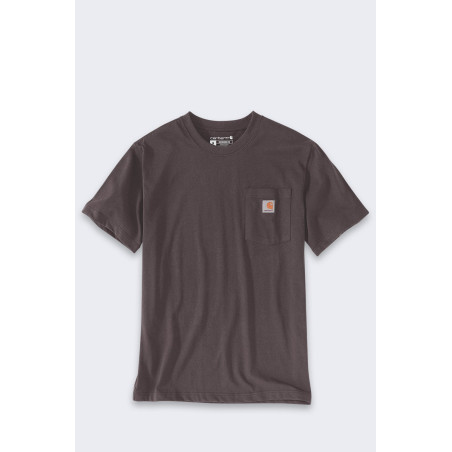 Koszulka Carhartt Dearborn Relax Pocket Dark Sepia