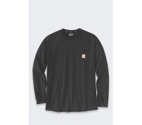 Koszulka Carhartt Force Midweight Pocket BLACK