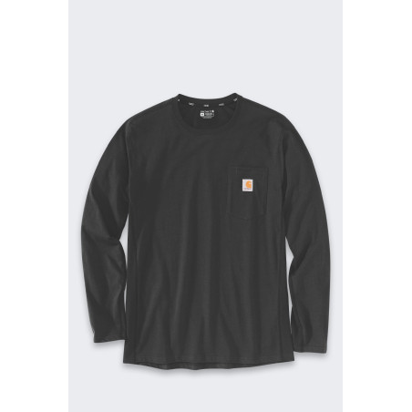 Koszulka Carhartt Force Midweight Pocket BLACK