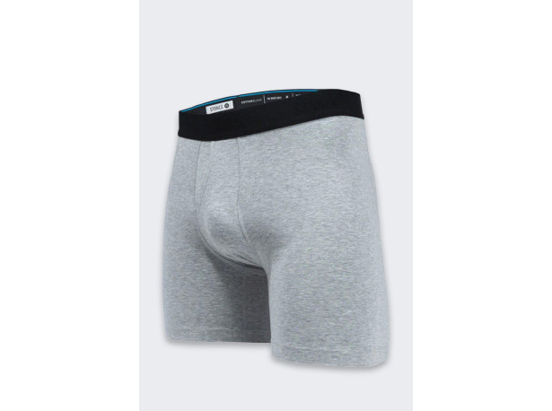 STANDARD 6in BOXER BRIEF HEATHERGREY