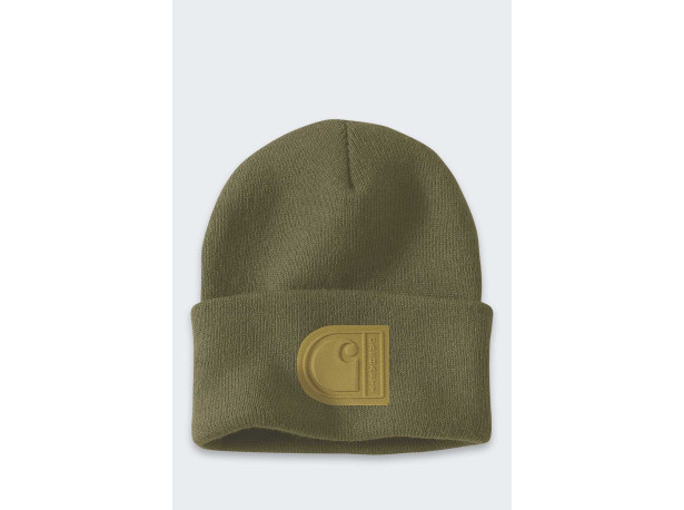 Czapka Carhartt C Patch Beanie DARK BRONZED GREEN
