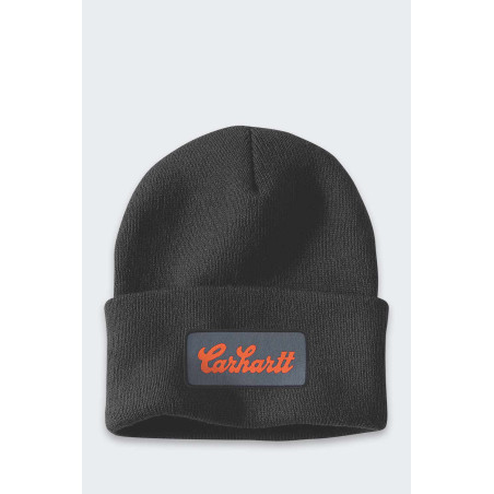 Czapka Carhartt Script Patch Beanie BLACK