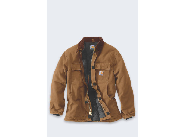 Kurtka Carhartt Firm Duck Traditional Brown