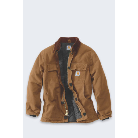 Kurtka Carhartt Firm Duck Traditional Brown