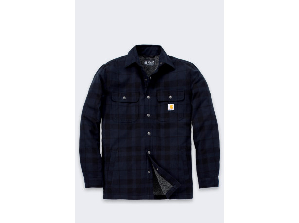 Koszula Wierzchnia Carhartt Heavy Flannel Sh Navy