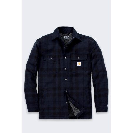 Koszula Wierzchnia Carhartt Heavy Flannel Sh Navy