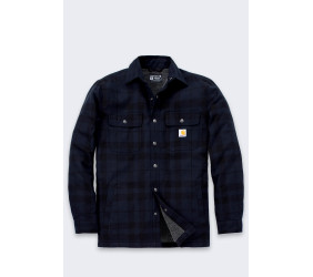 Koszula Wierzchnia Carhartt Heavy Flannel Sh Navy
