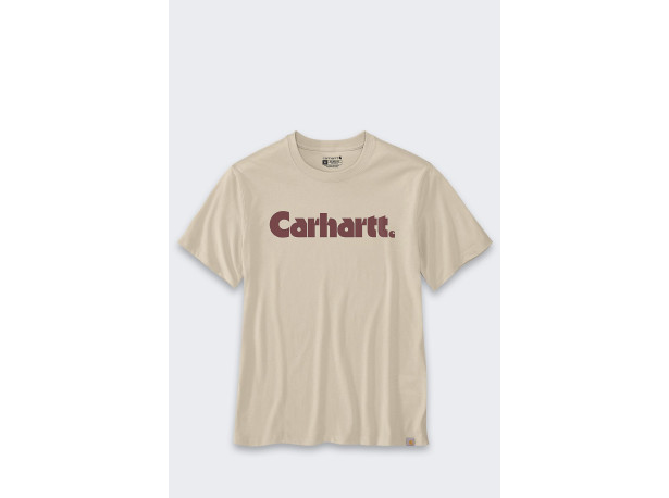 Koszulka Carhartt Logo Graphic Oat Milk