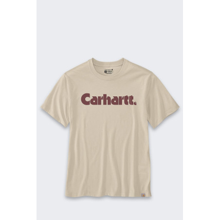 Koszulka Carhartt Logo Graphic Oat Milk
