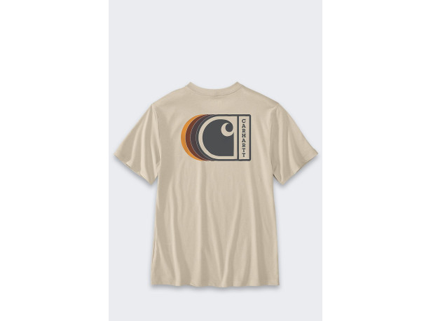 Koszulka Carhartt C Graphic Oat Milk