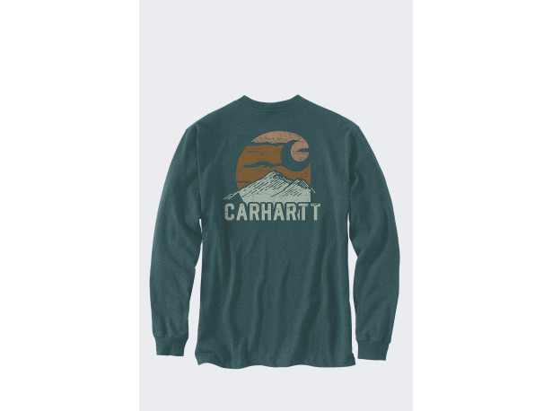 Koszulka Carhartt Moutain Graphic LS GrenStone
