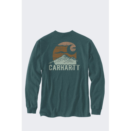 Koszulka Carhartt Moutain Graphic LS GrenStone