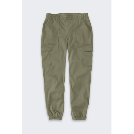 Damskie Spodnie Carhartt Twill Jogger Dusty Olive