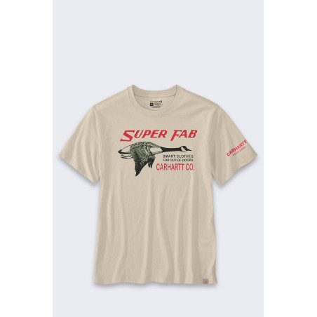 Koszulka Carhartt Lightweight Graphic Fab Oat Milk