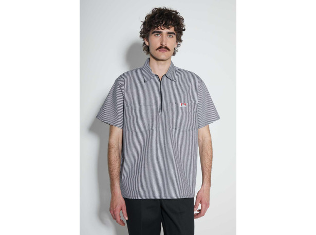 Koszula Ben Davis Stripe 12 ZIP Black Stripe
