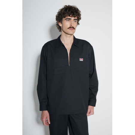 Koszula Ben Davis Solid 12 ZIP Black