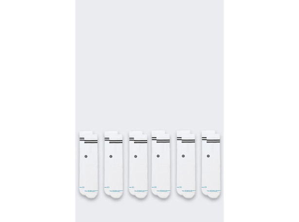 Skarpety Stance Core Crew 6 par White