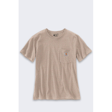 Koszulka Carhartt Iconic WK87 Pocket Light Taupe