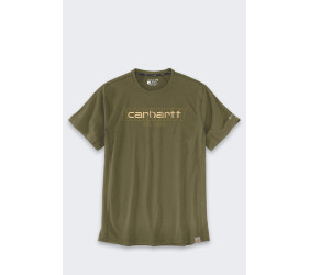 Koszulka Carhartt Force Mid Logo Graphic Bronzed