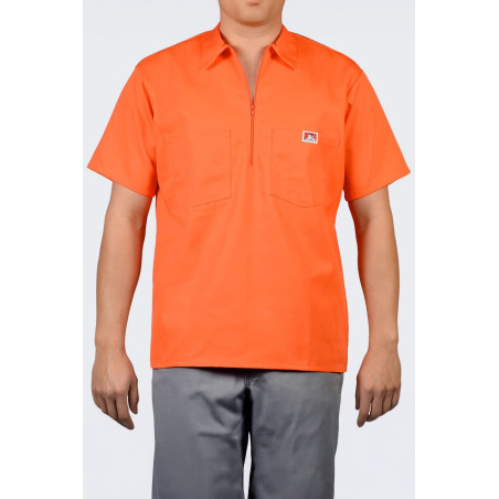 Koszula Ben Davis Solid 12 ZIP Orange