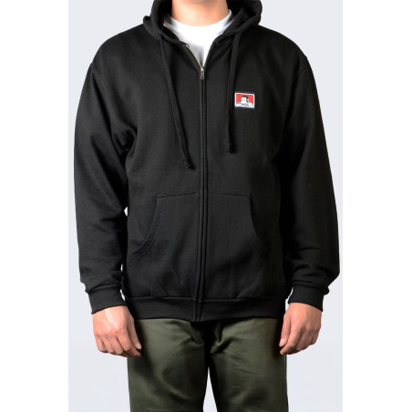 Bluza Ben Davis Zip Hoodie Black