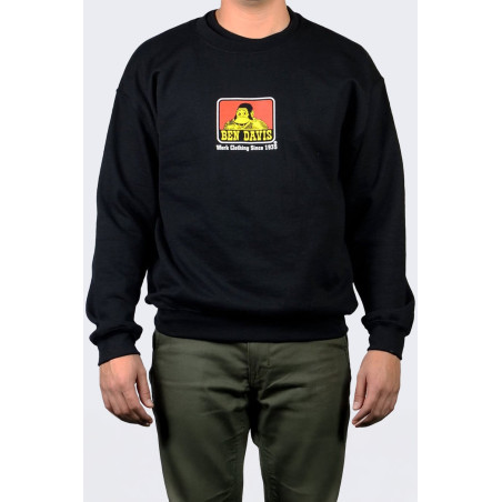 Bluza Ben Davis Crew Sweatshirt Black