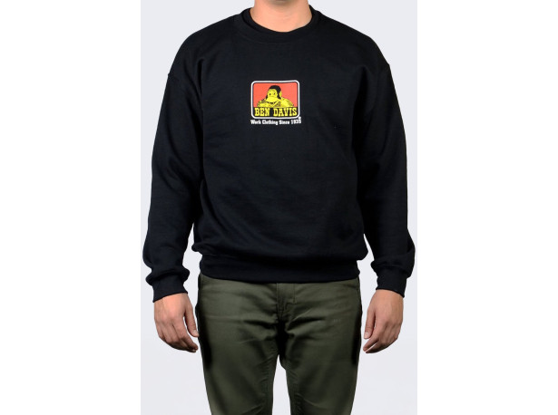 Bluza Ben Davis Crew Sweatshirt Black