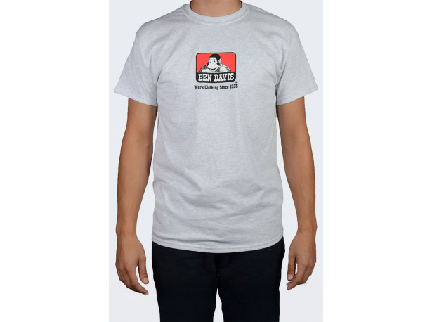Koszulka Ben Davis Classic Logo Ash