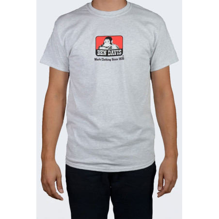 Koszulka Ben Davis Classic Logo Ash
