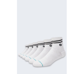 Skarpety Stance Core Crew Quarter 6 par White