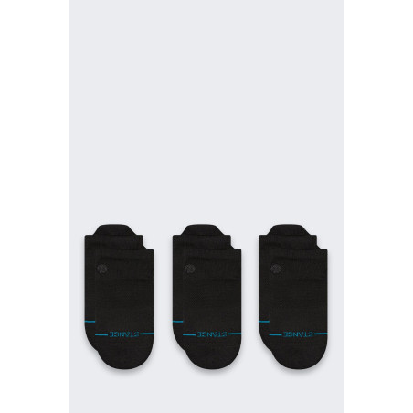 Skarpety Stance Icon Low Tab 3 pary BlackBlack