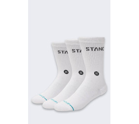 Skarpety Stance Origin Crew 3 pary White