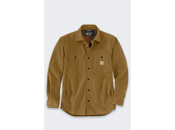 Koszula Carhartt Rugged Flex Canvas Fleece Oak