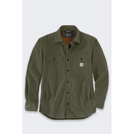 Koszula Carhartt Rugged Flex Canvas Fleece Basil