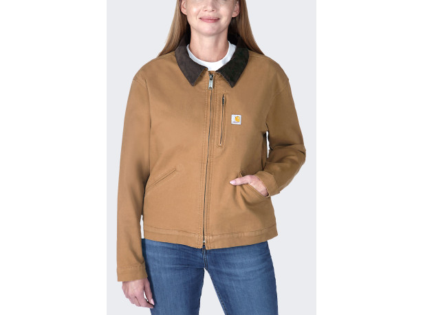 Damska Kurtka Carhartt Detroit Rugged Canvas Brown