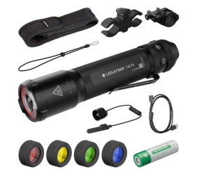 Zestaw mysliwski Ledlenser TAC7R Black Case