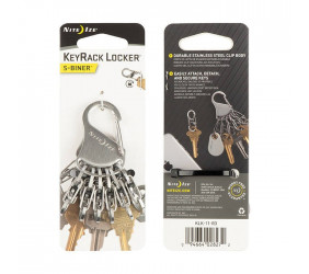 Karabinek do kluczy Nite Ize KeyRack Locker Steel