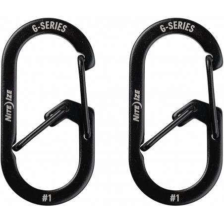 Zestaw Karabinków Nite Ize G-Series 1 2pack Black