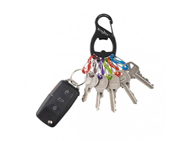 Karabinek na klucze z otwieraczem Nite Ize KR+SB B
