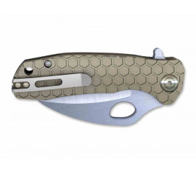 Nóż Honey Badger Claw D2 Medium Tan Plain