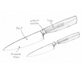 Nóż Szefa Boker Solingen Core Walnut 21 cm